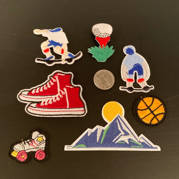 🔹NWOT🔹Bundle of Sports Iron on Patches - Picture 1 of 10